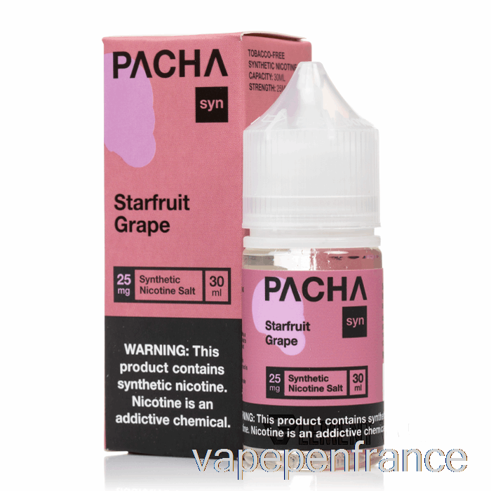 Raisin Carambole - Sels De Pachamama - Stylo Vape 30 Ml 25 Mg